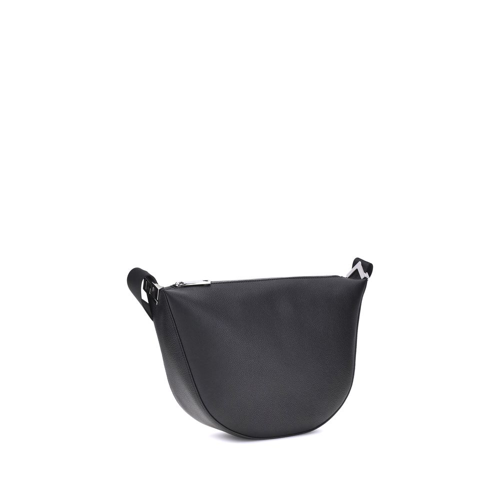 Fendi Black Calf Leather Bos Taurus Shoulder Bag | Regal Royce