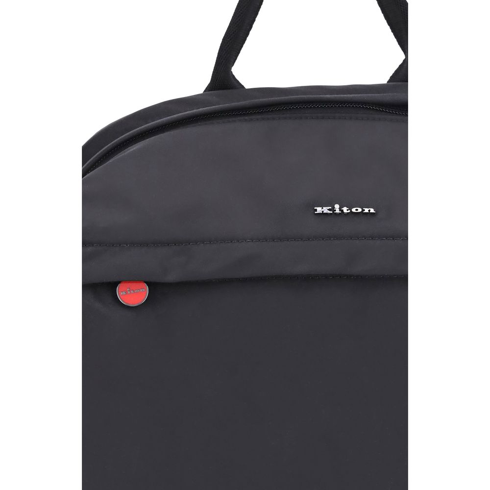 Kiton Black Polyamide Backpack | Regal Royce