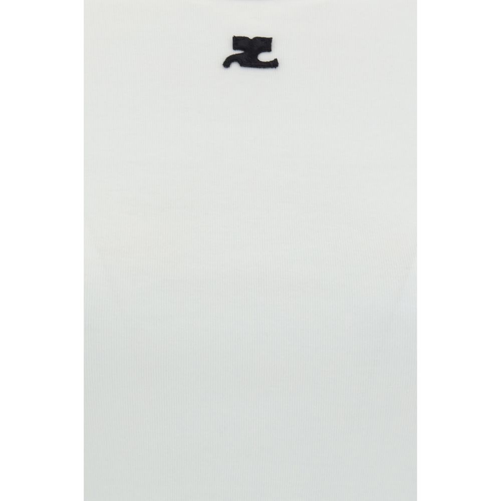 Courrèges White Cotton T-Shirt | Regal Royce