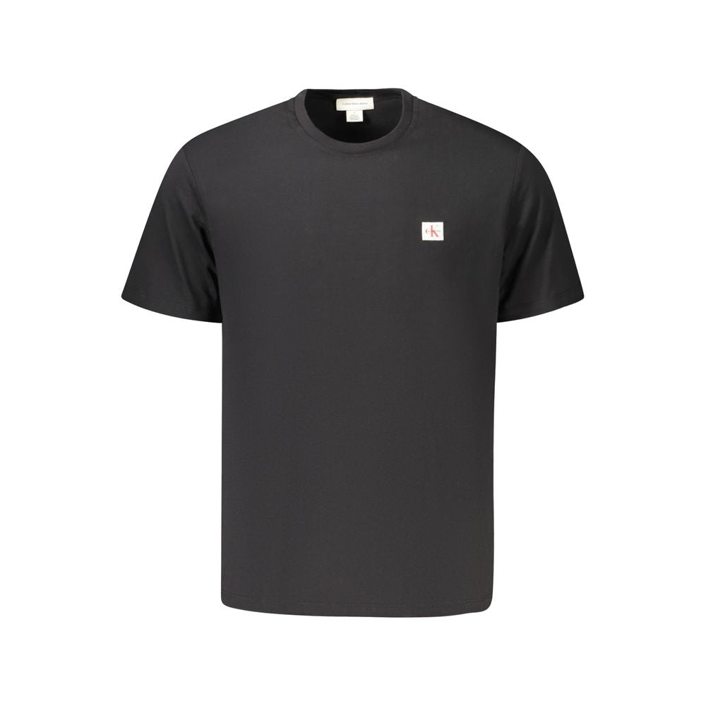Calvin Klein Black Cotton Men T-Shirt | Regal Royce