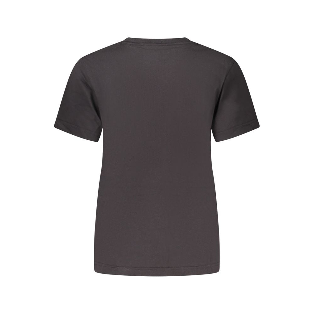 Calvin Klein Black Cotton Women T-Shirt | Regal Royce