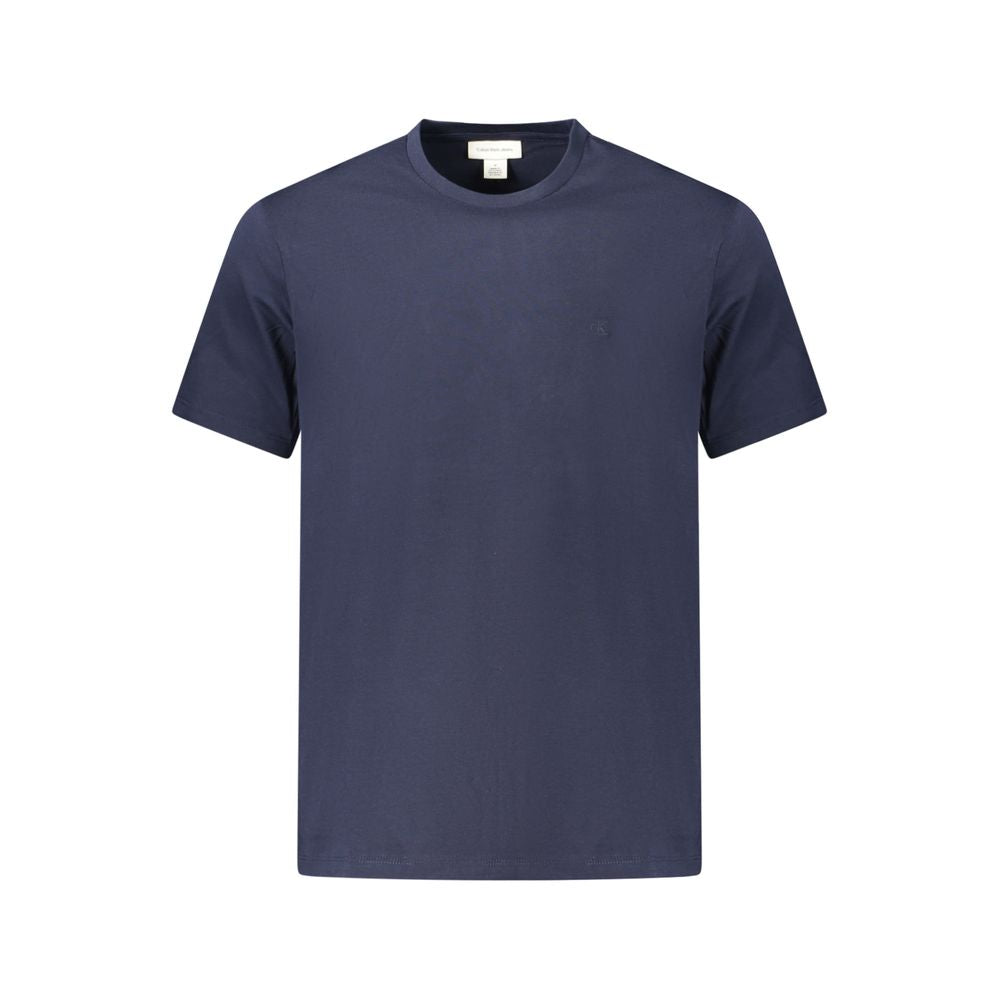 Calvin Klein Blue Cotton Men's T-Shirt | Regal Royce