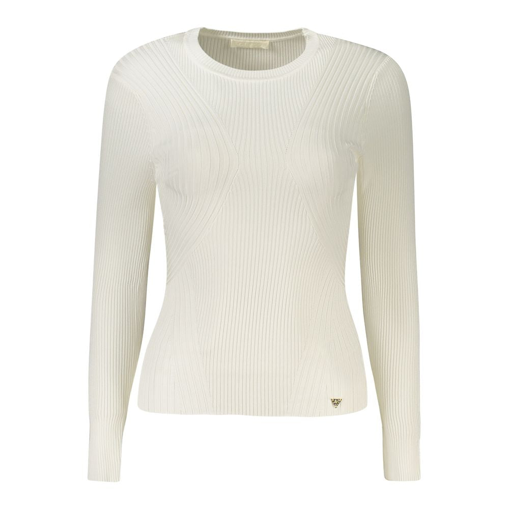 Guess Jeans Bianco Viscosa Women Sweater | Regal Royce