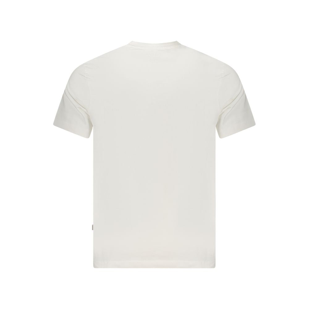 Guess Jeans Bianco Organic Cotton Men's T-Shirt | Regal Royce