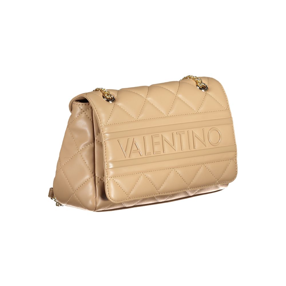 Mario Valentino Beige Polyurethane Women Shoulder Bag | Regal Royce