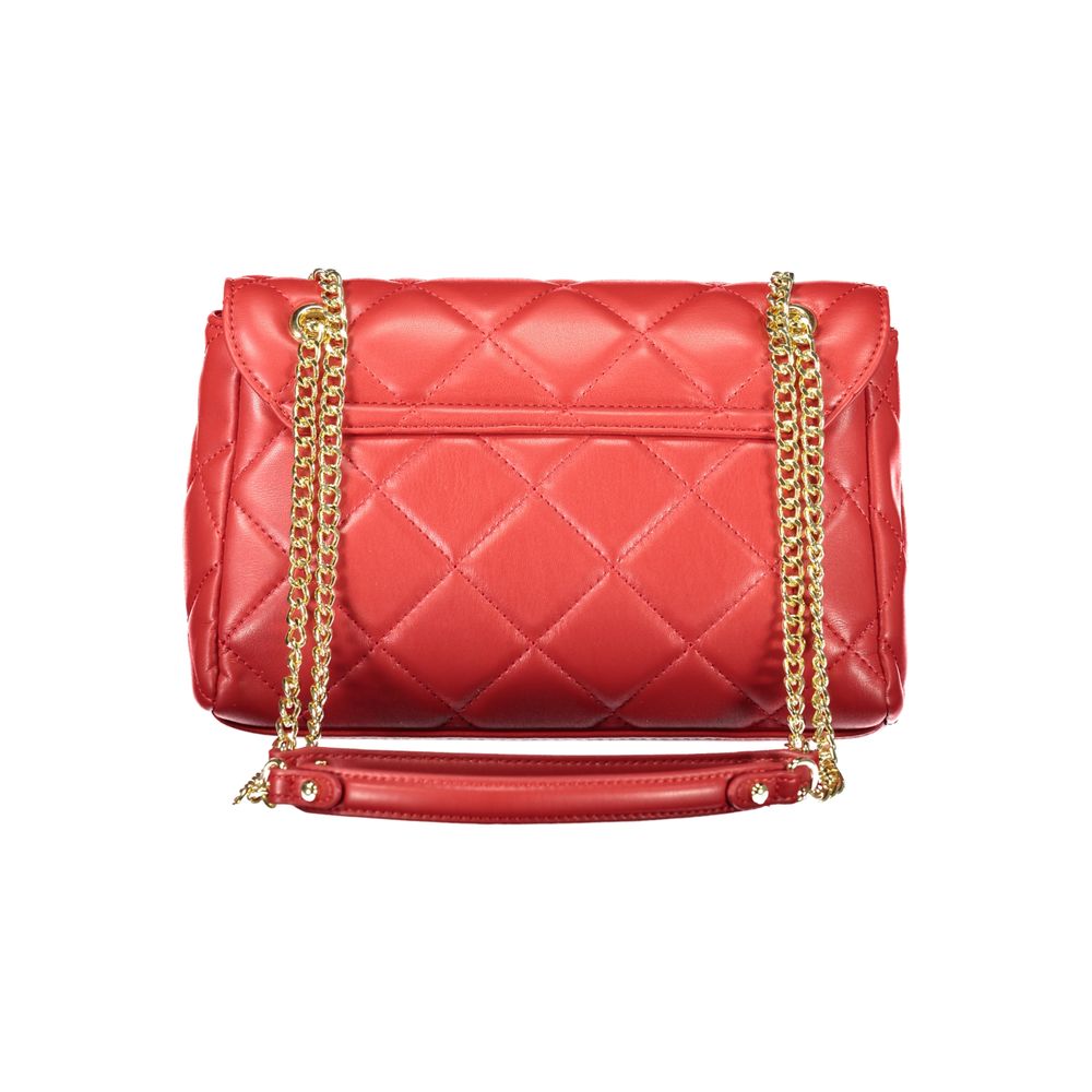 Mario Valentino Rosso Polyurethane Women Handbag | Regal Royce