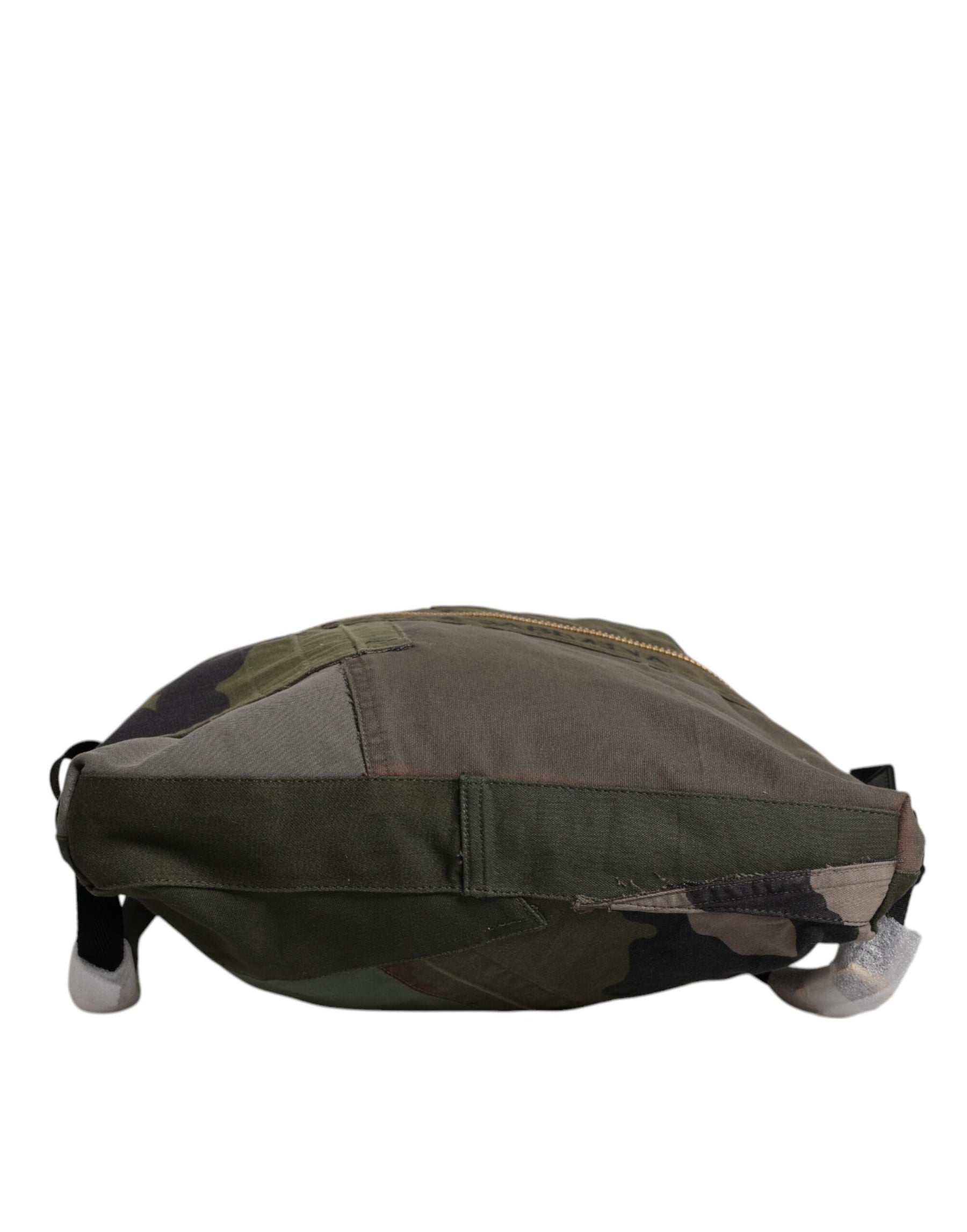 Dolce & Gabbana Military Green Patchwork Rucksack Backpack Bag | Regal Royce
