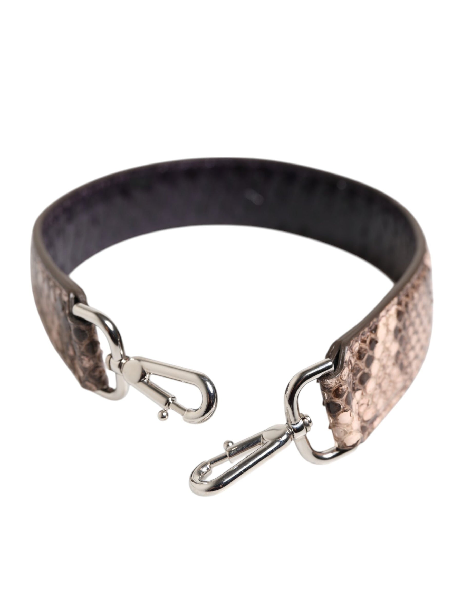 Dolce & Gabbana Brown Exotic Leather Handbag Accessory Shoulder Strap | Regal Royce