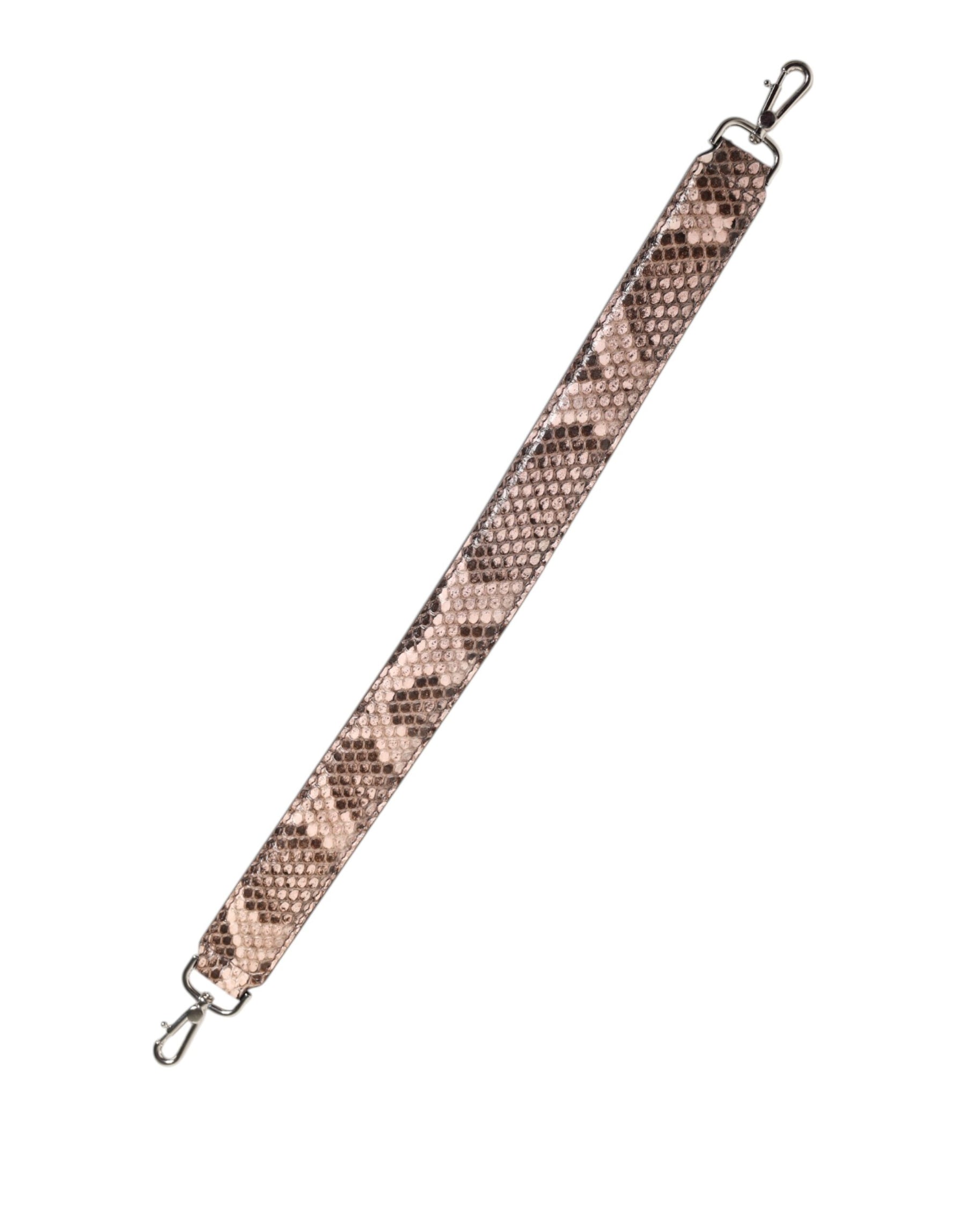Dolce & Gabbana Brown Exotic Leather Handbag Accessory Shoulder Strap | Regal Royce