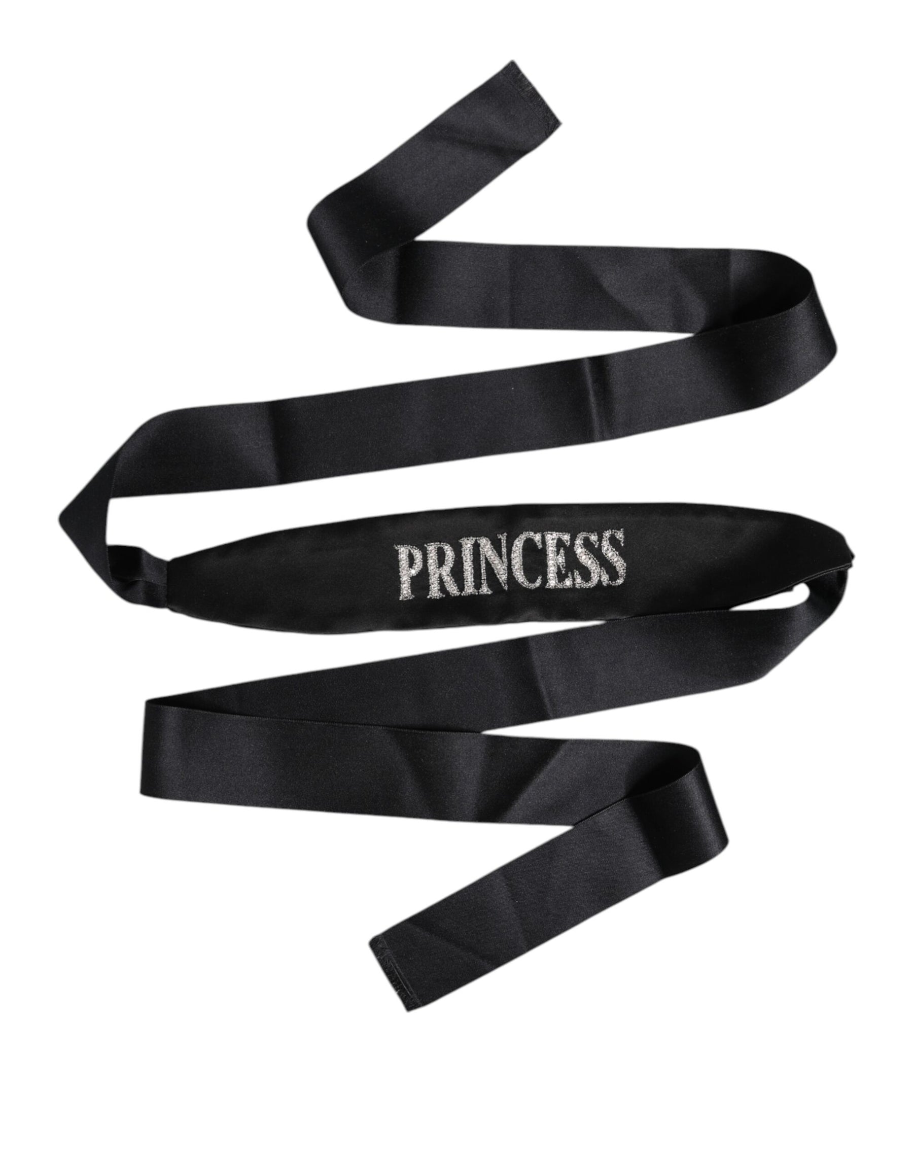Dolce & Gabbana Black Princess Fantasy Braided Waist Belt | Regal Royce