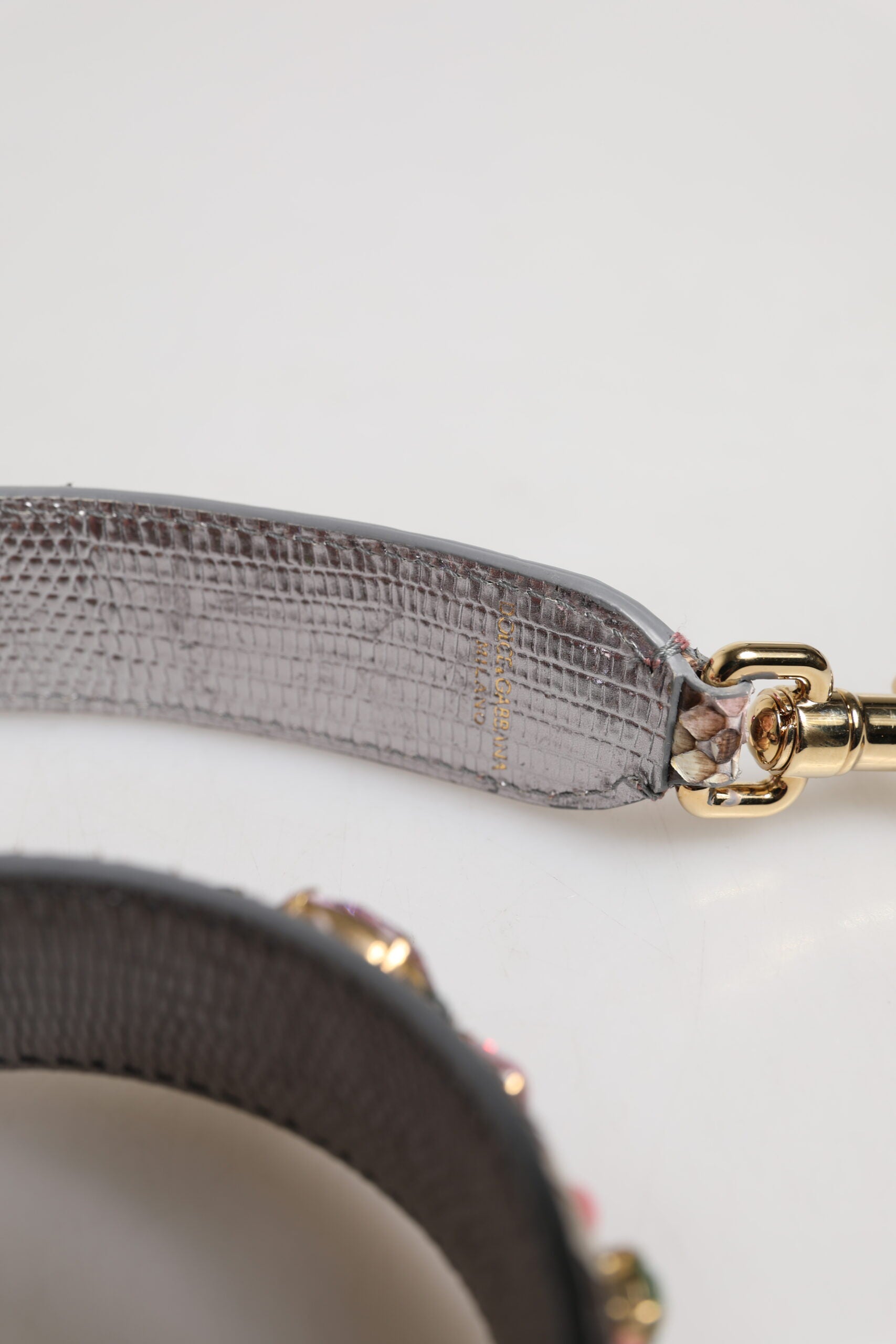 Dolce & Gabbana Multicolor Embellished Handbag Shoulder Strap | Regal Royce