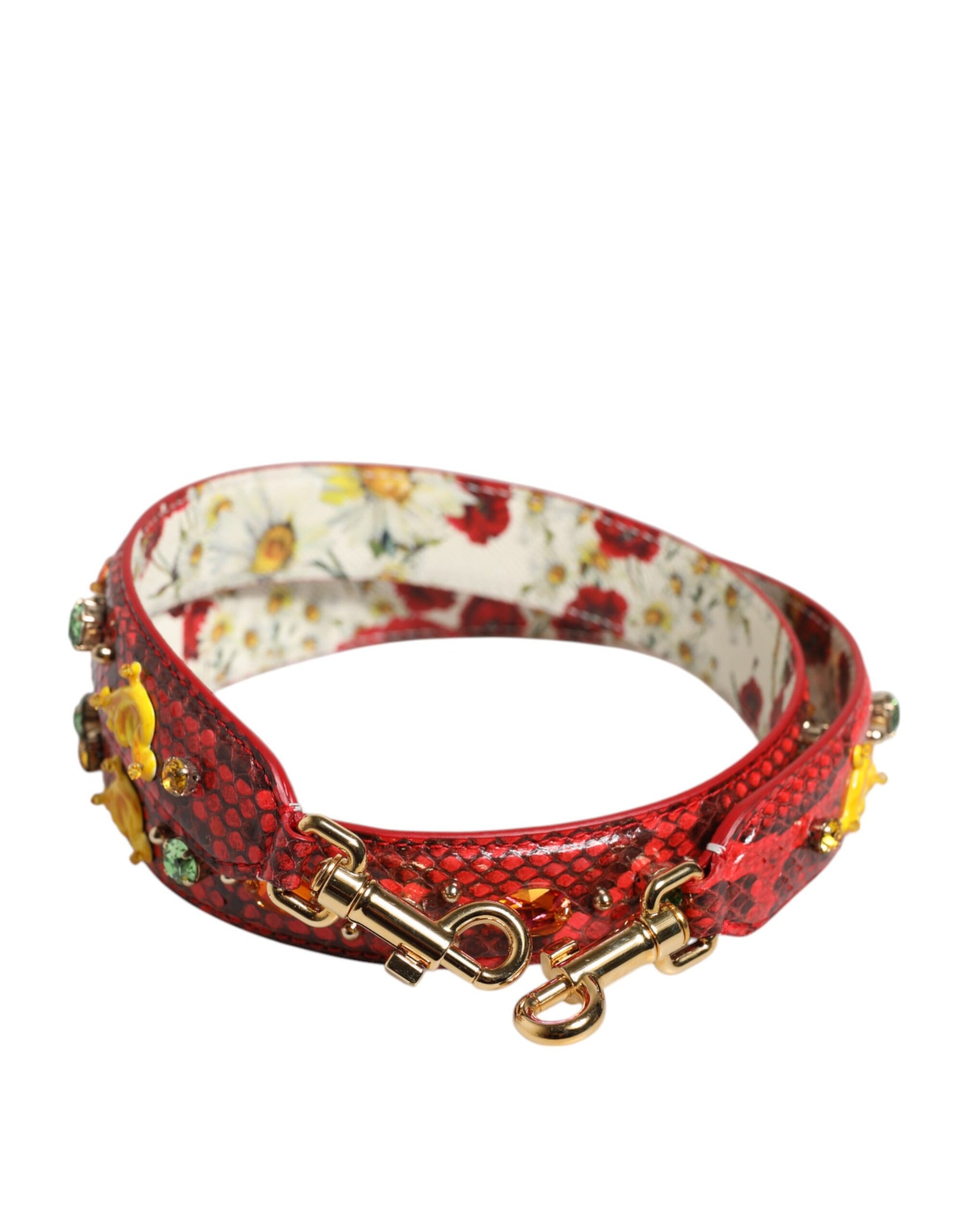 Dolce & Gabbana Multicolor Embellished Handbag Accessory Shoulder Strap | Regal Royce