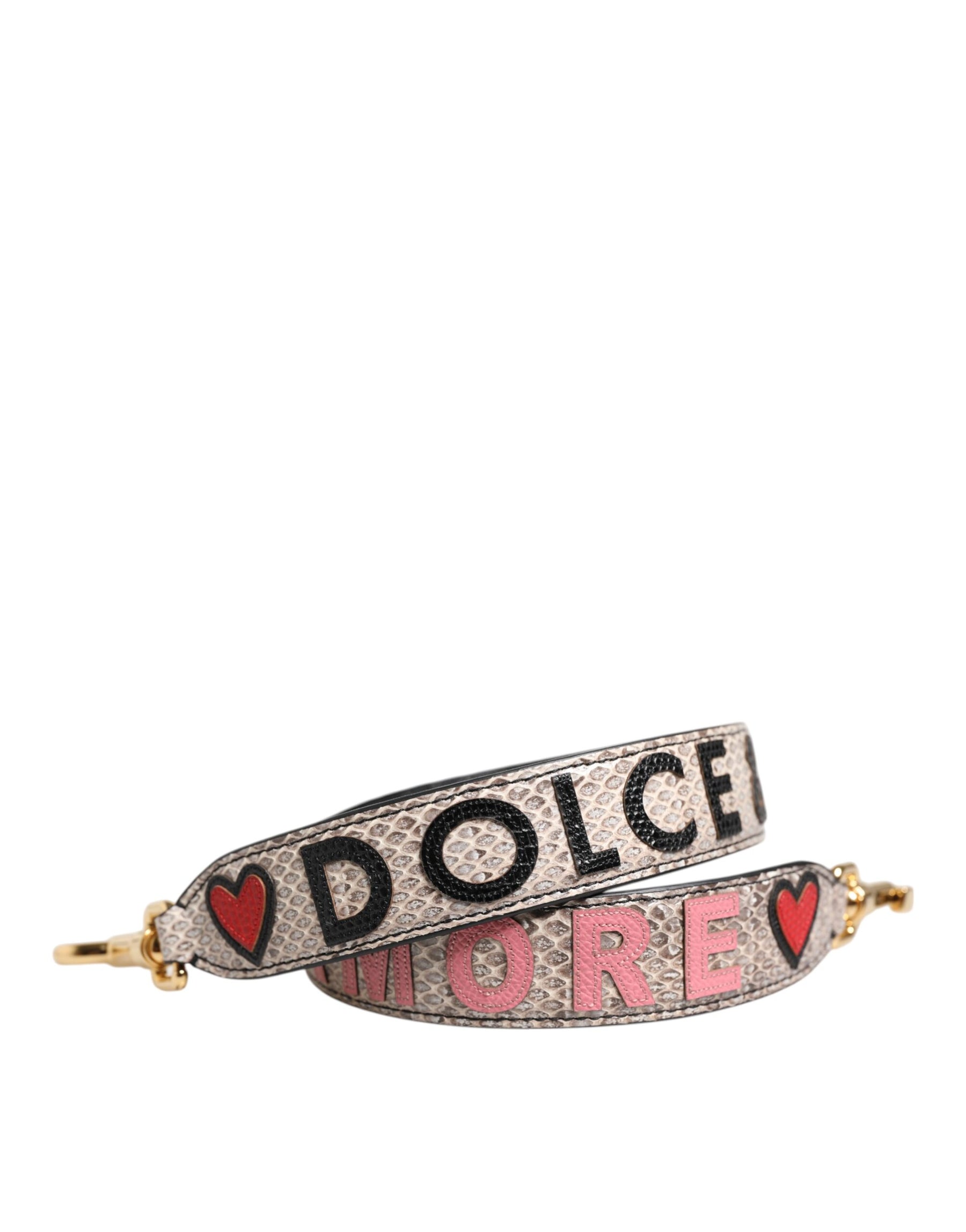 Dolce & Gabbana Multicolor DG AMORE Patch Bag Accessory Shoulder Strap | Regal Royce