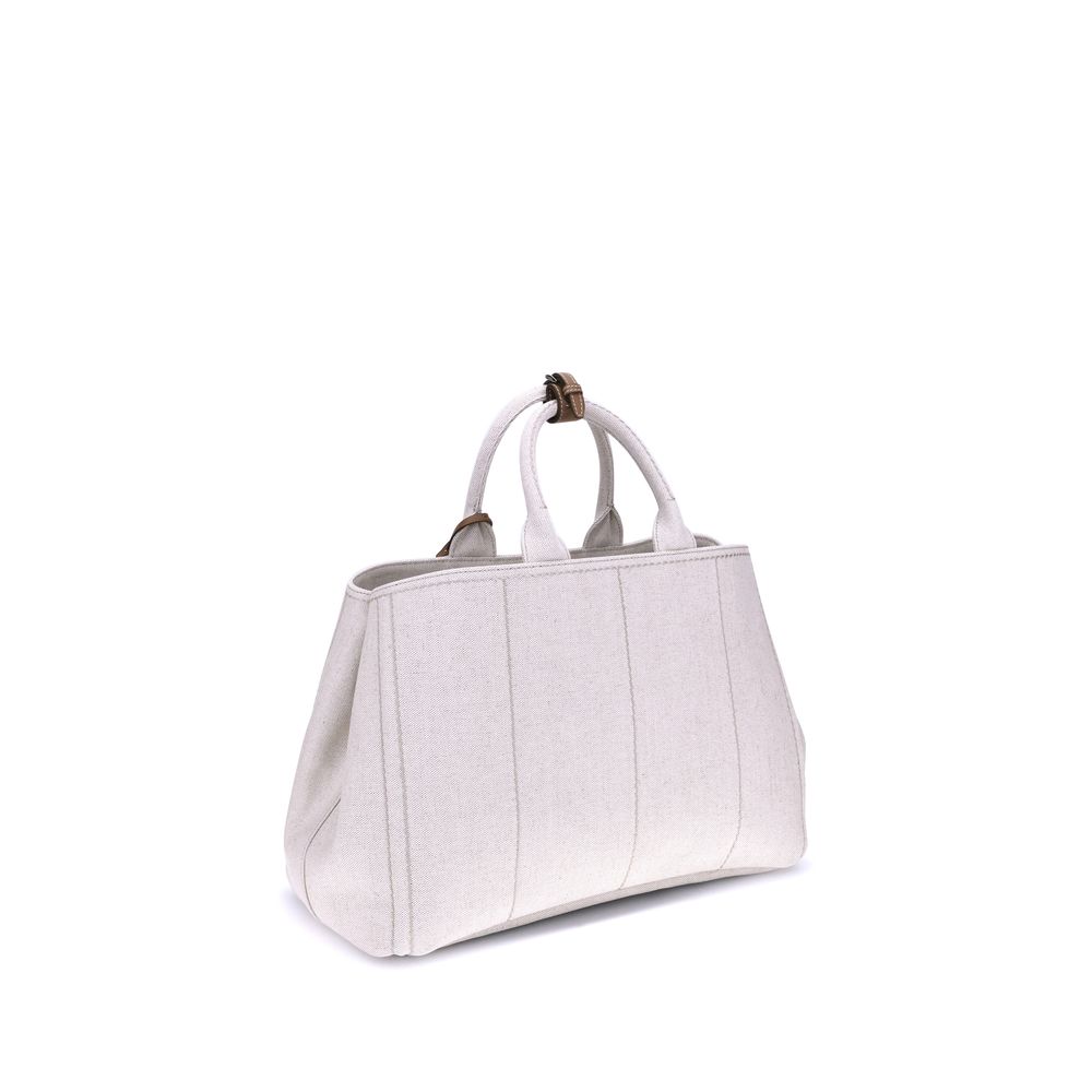 Prada Cream Cotton Shoulder Bag | Regal Royce