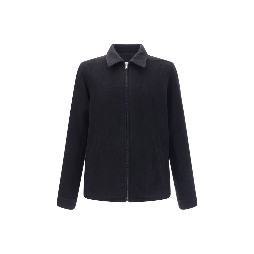 Rick Owens Black Fleece Wool Coat | Regal Royce