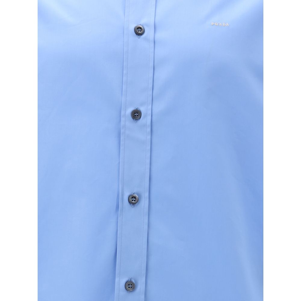 Prada Light Blue Cotton Dress Shirt | Regal Royce
