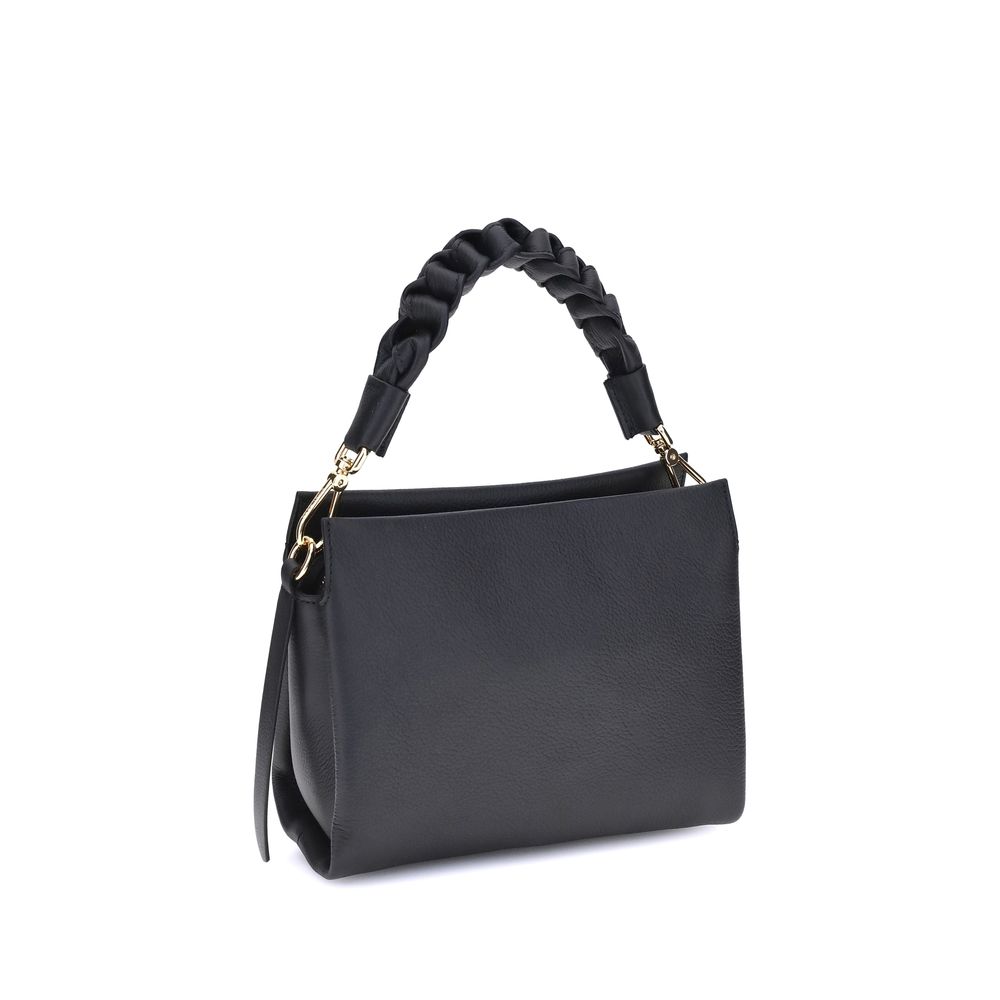 Coccinelle Black Calf Leather Bos Taurus Handbag | Regal Royce
