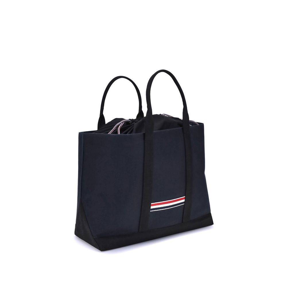 Thom Browne Blue Calf Leather Bos Taurus Handbag | Regal Royce