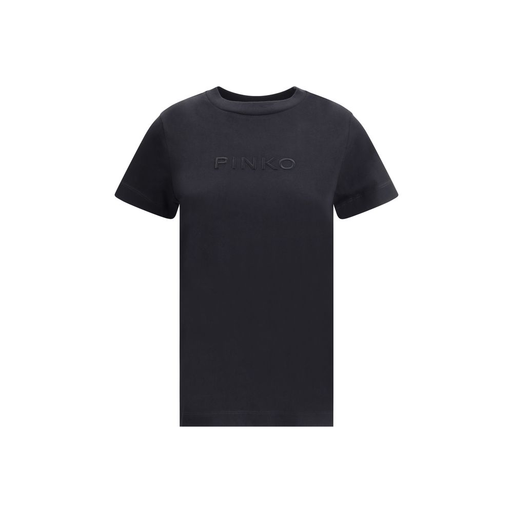 PINKO Black Cotton T-Shirt | Regal Royce