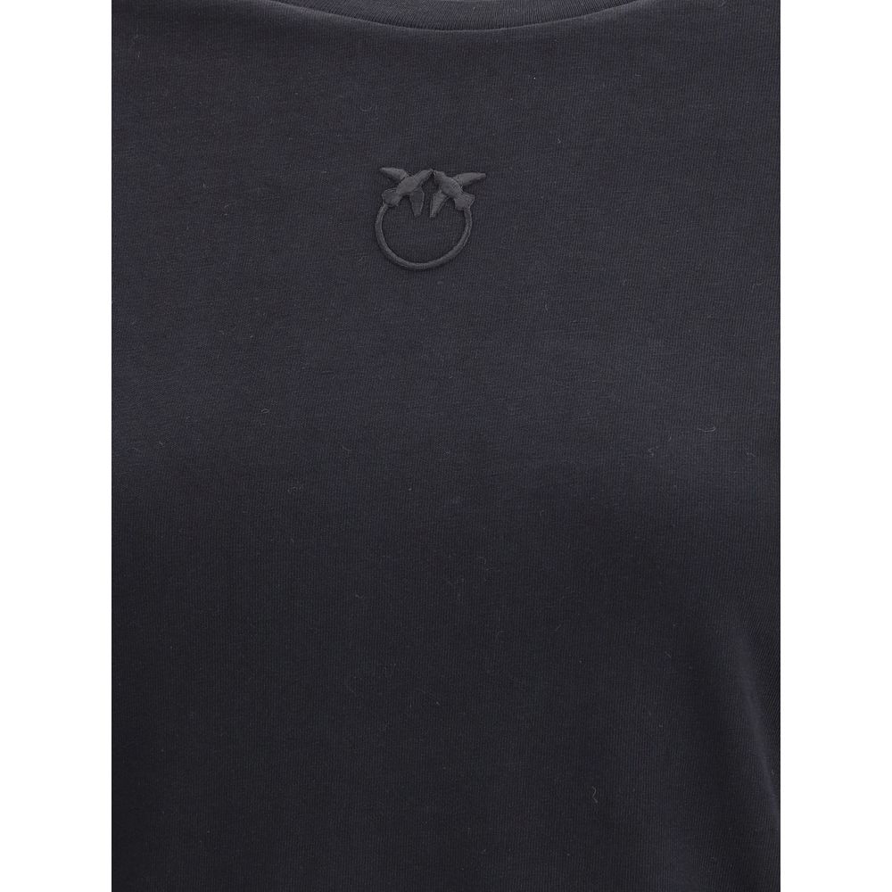 PINKO Black Cotton T-Shirt | Regal Royce