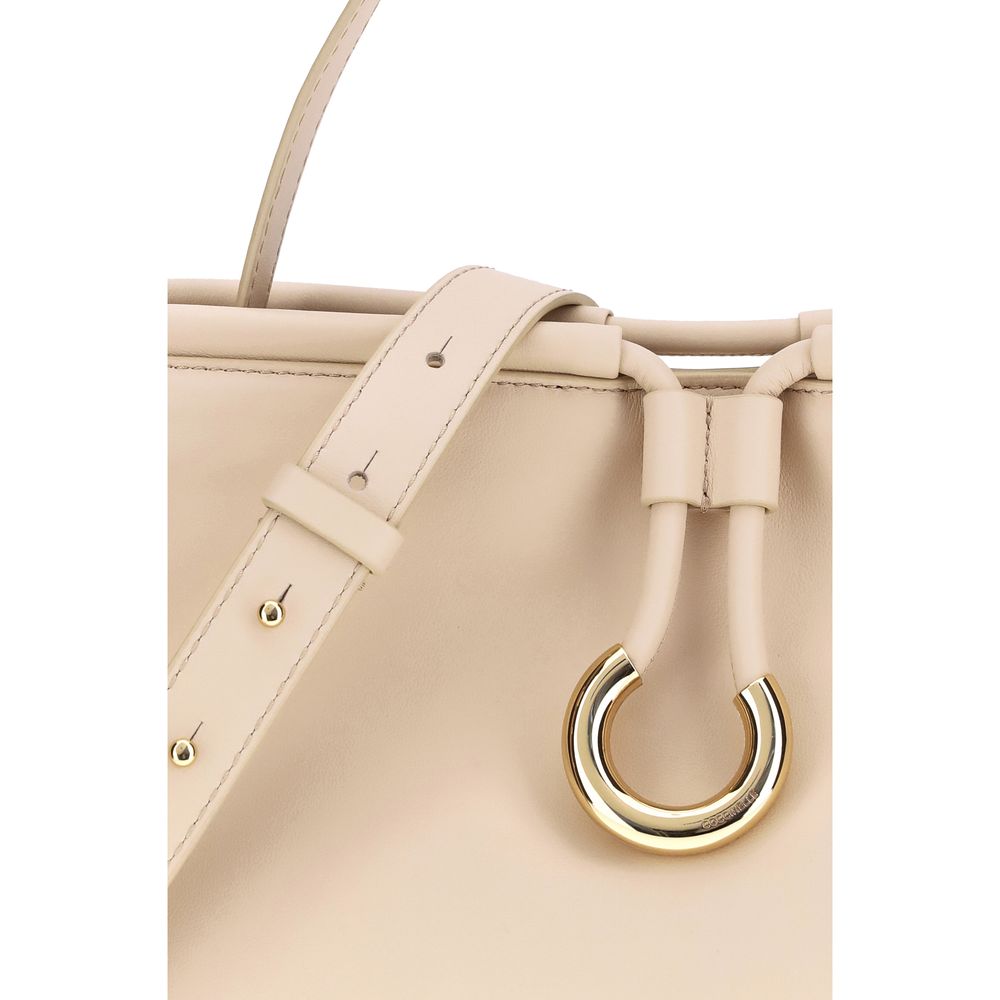 Coccinelle Cream Calf Leather Bos Taurus Handbag | Regal Royce