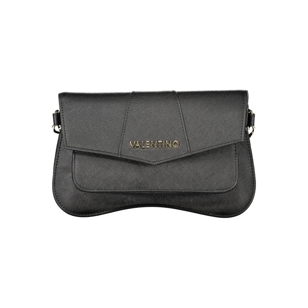 Mario Valentino Black Polyurethane Women's Bag | Regal Royce