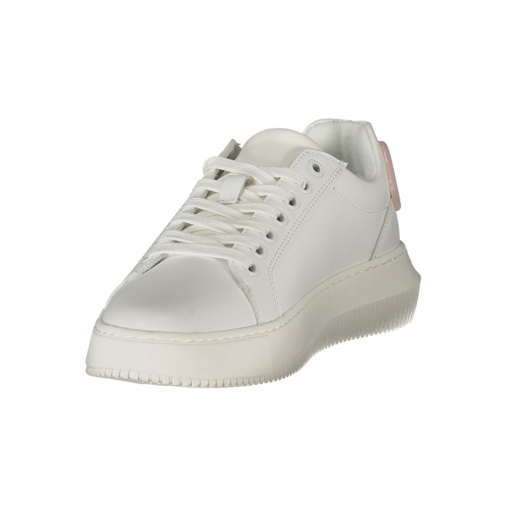 Calvin Klein White Leather Women Sneaker | Regal Royce