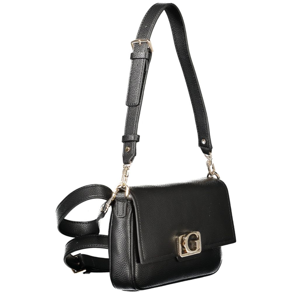 Guess Jeans Nero Poliuretano Women Handbag | Regal Royce