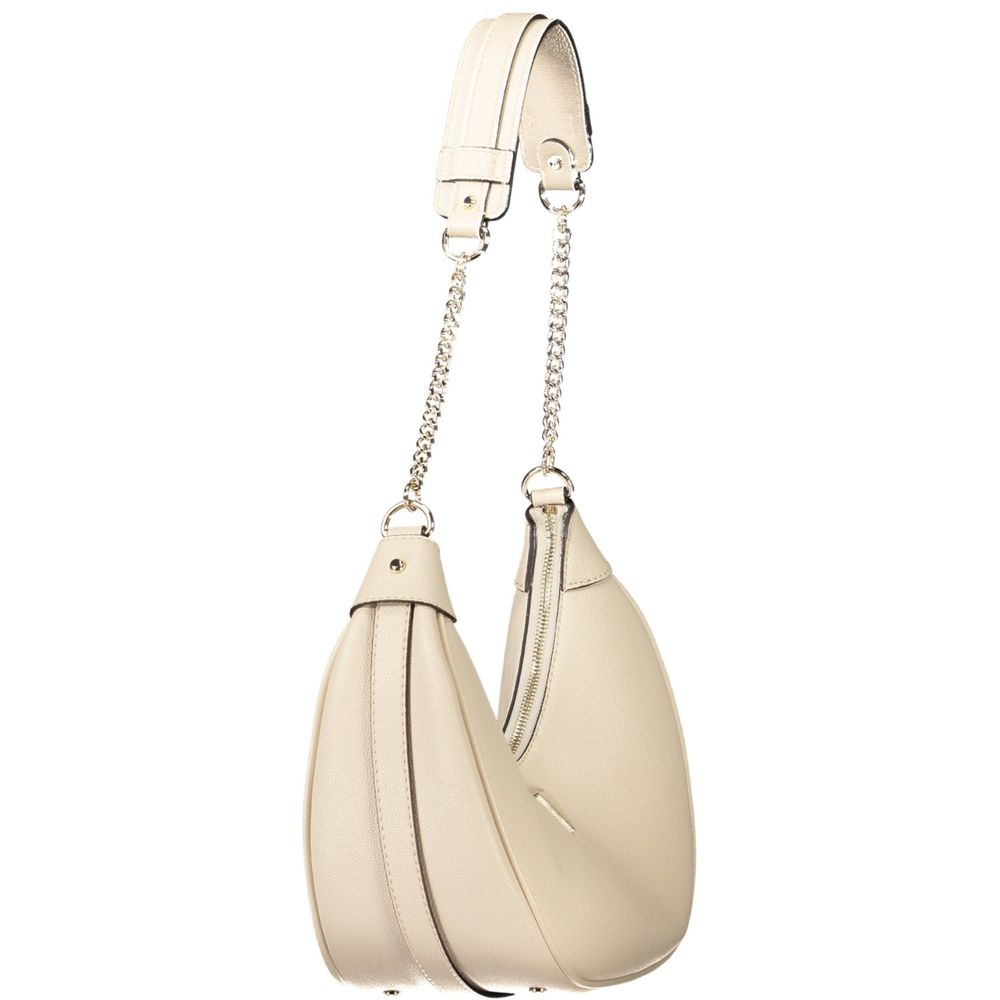 Guess Jeans Beige Polyethylene Women Handbag | Regal Royce