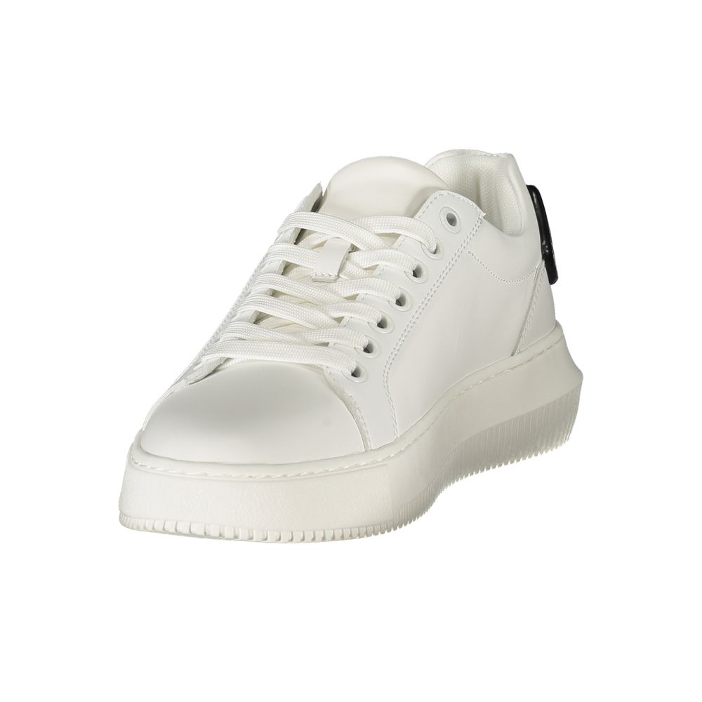 Calvin Klein Bianco Polyurethane Women Sneaker | Regal Royce