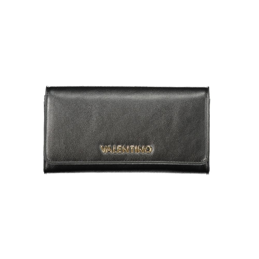 Mario Valentino Black Polyurethane Women Wallet | Regal Royce
