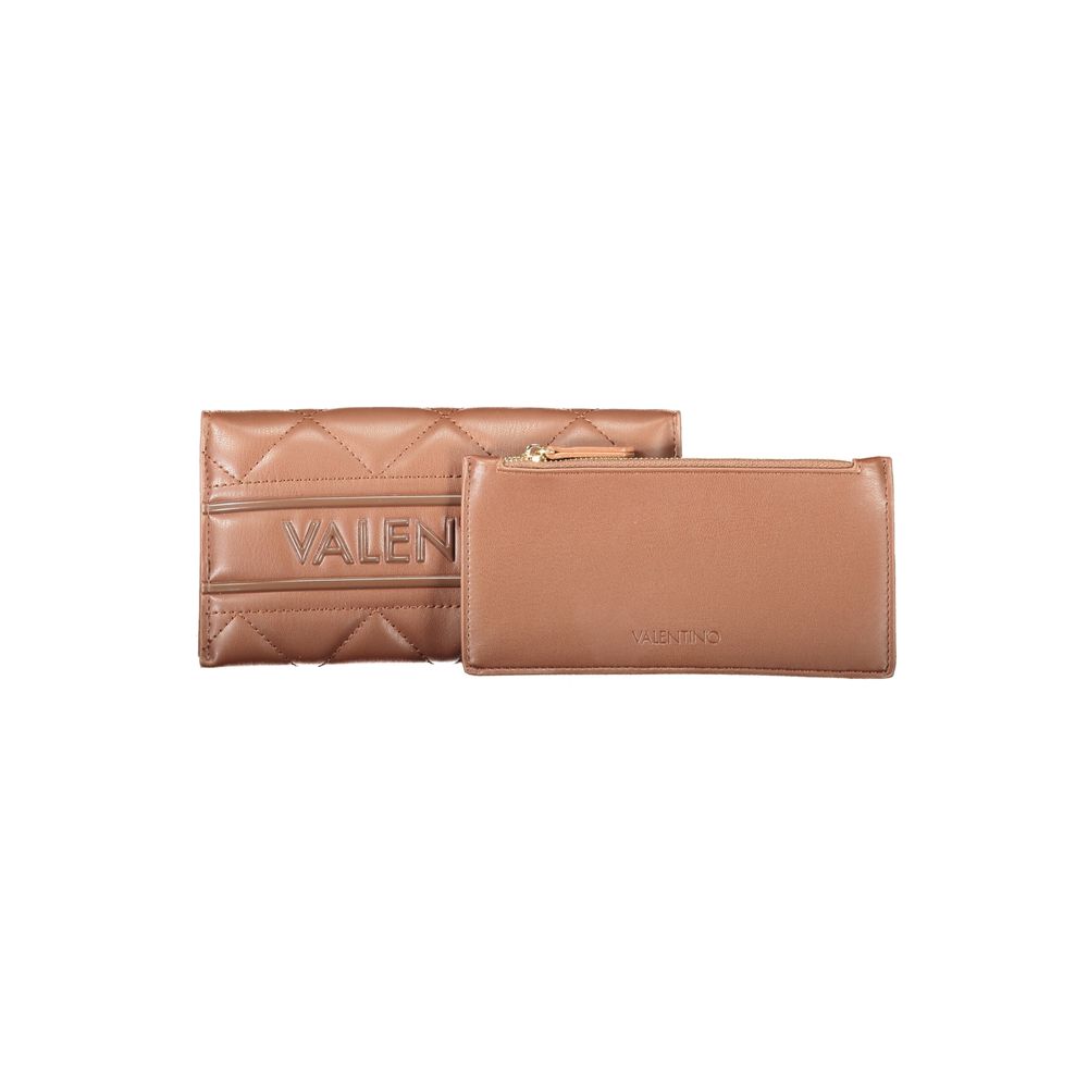 Mario Valentino Brown Polyethylene Women Wallet | Regal Royce