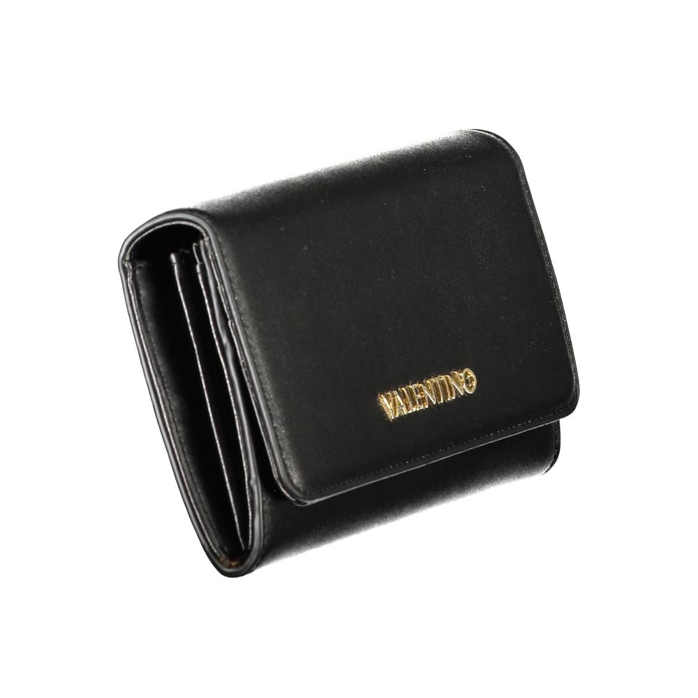 Mario Valentino Black Polyethylene Women Wallet | Regal Royce