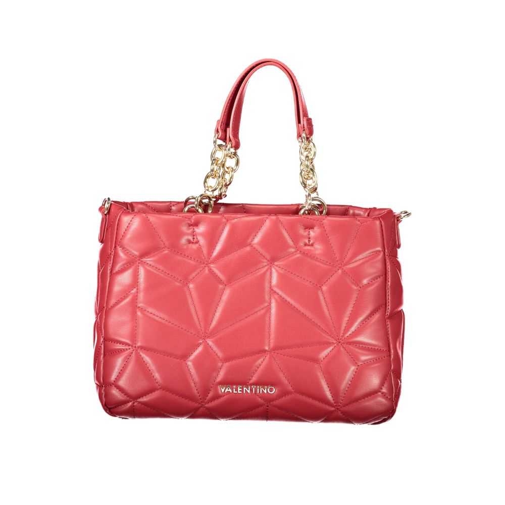 Mario Valentino Rosso Polyurethane Women Handbag | Regal Royce