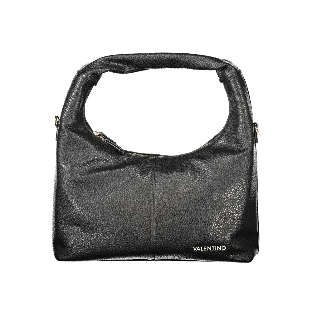 Mario Valentino Black Polyurethane Women's Bag | Regal Royce