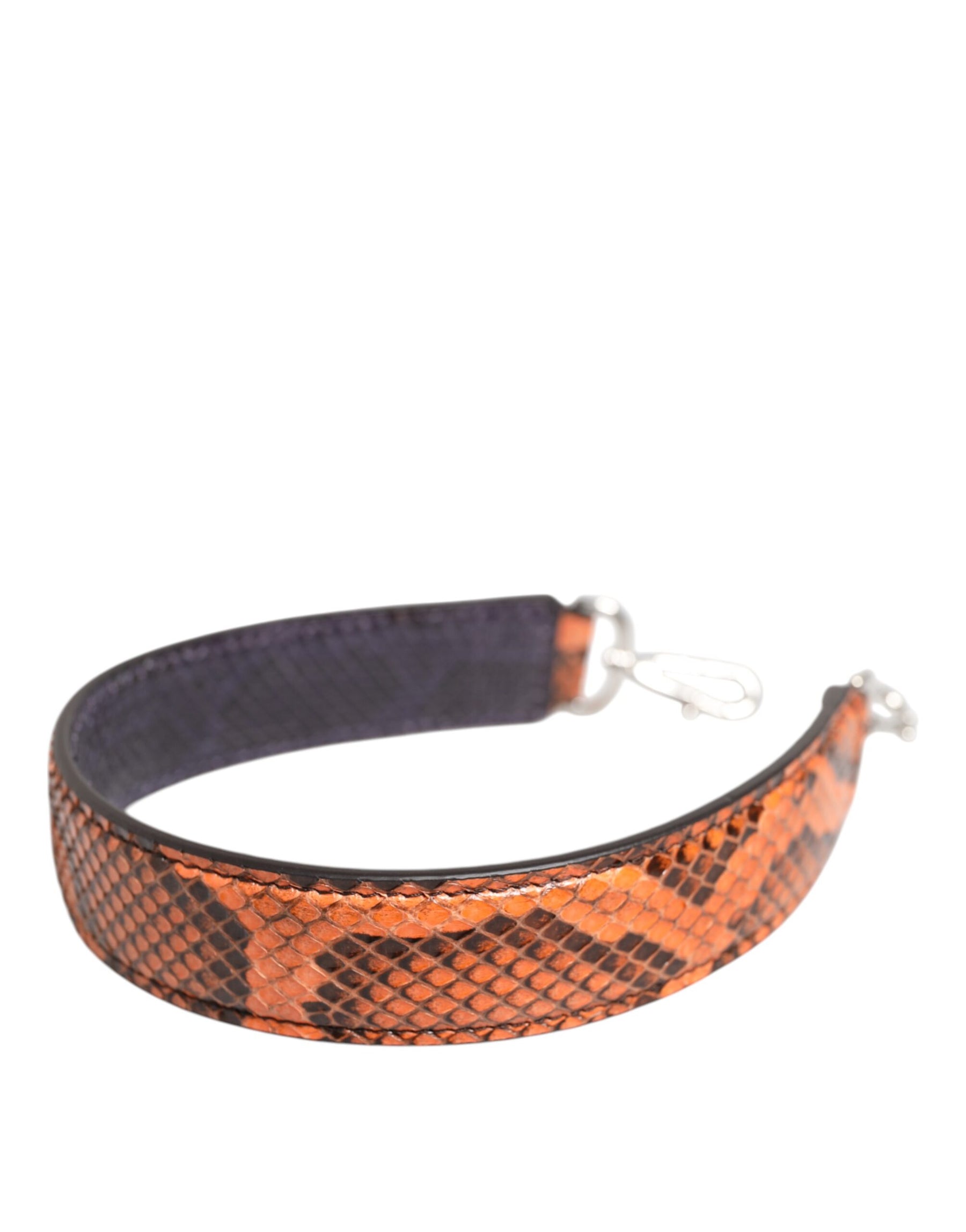 Dolce & Gabbana Orange Exotic Leather Bag Shoulder Strap | Regal Royce