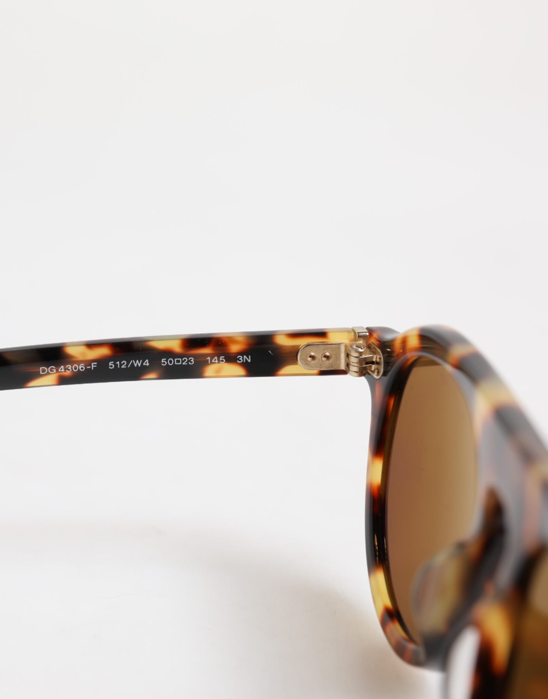 Dolce & Gabbana Brown Acetate Round Leopard Print Eyewear Sunglasses | Regal Royce