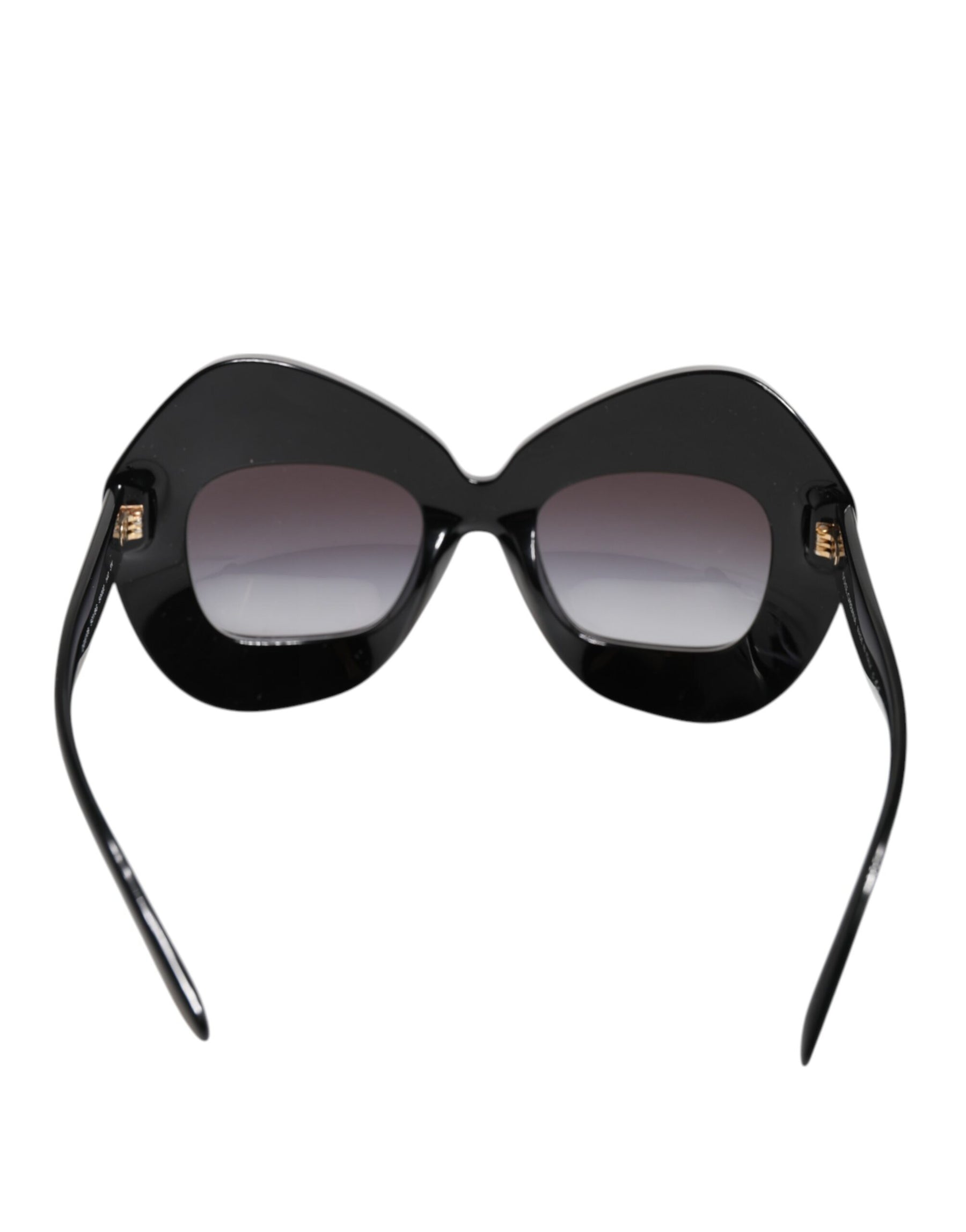 Dolce & Gabbana Black White PIED DE POULE Print Oversized Shades Sunglasses | Regal Royce