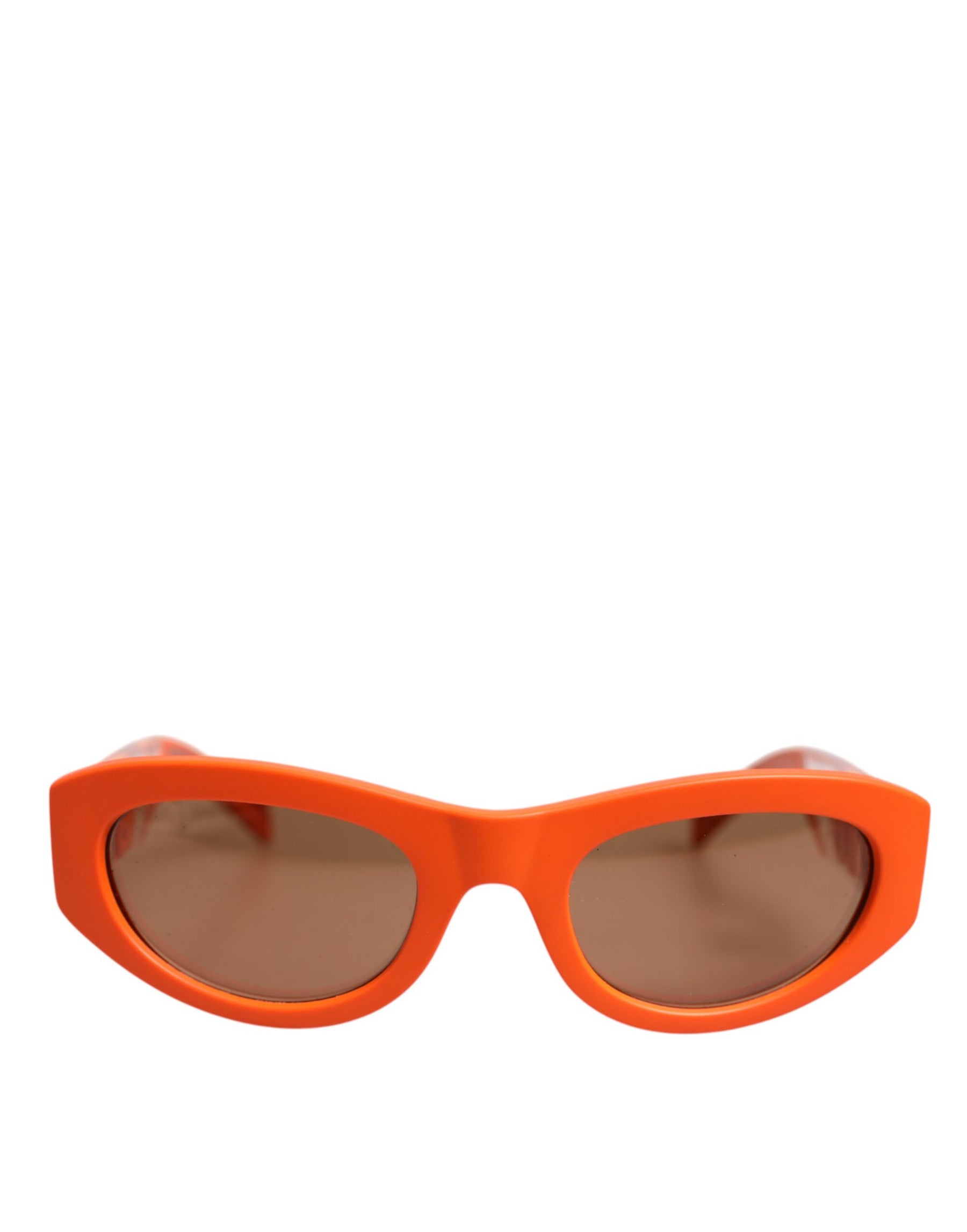 Dolce & Gabbana Orange Reborn To Live Oval Frame Logo Eyewear Sunglasses | Regal Royce