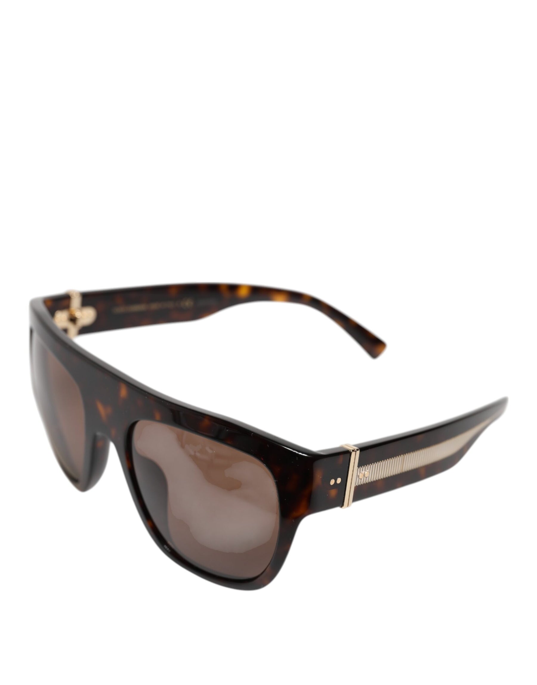 Dolce & Gabbana Dark Brown Havana DG4398F Square Frame Eyewear Sunglasses | Regal Royce