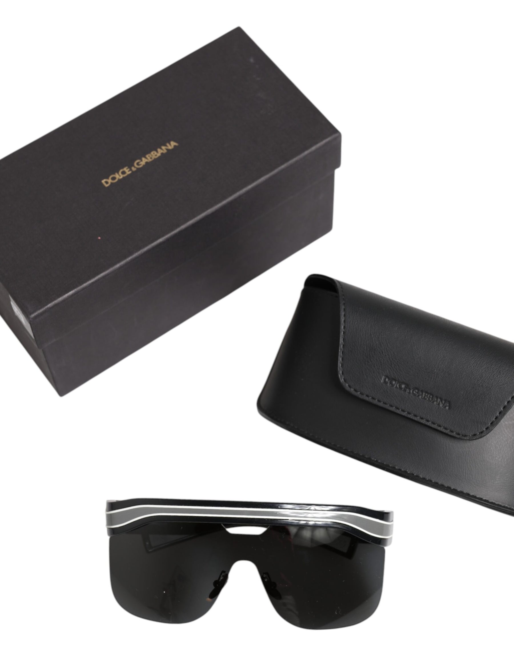 Dolce & Gabbana Black White Street Sporty DG6162 Men Eyewear Sunglasses | Regal Royce