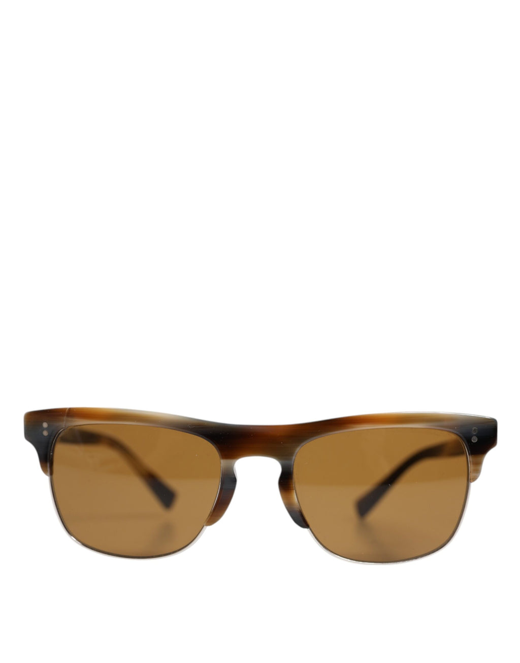 Dolce & Gabbana Brown Striped Acetate Square DG4305 Eyewear Sunglasses