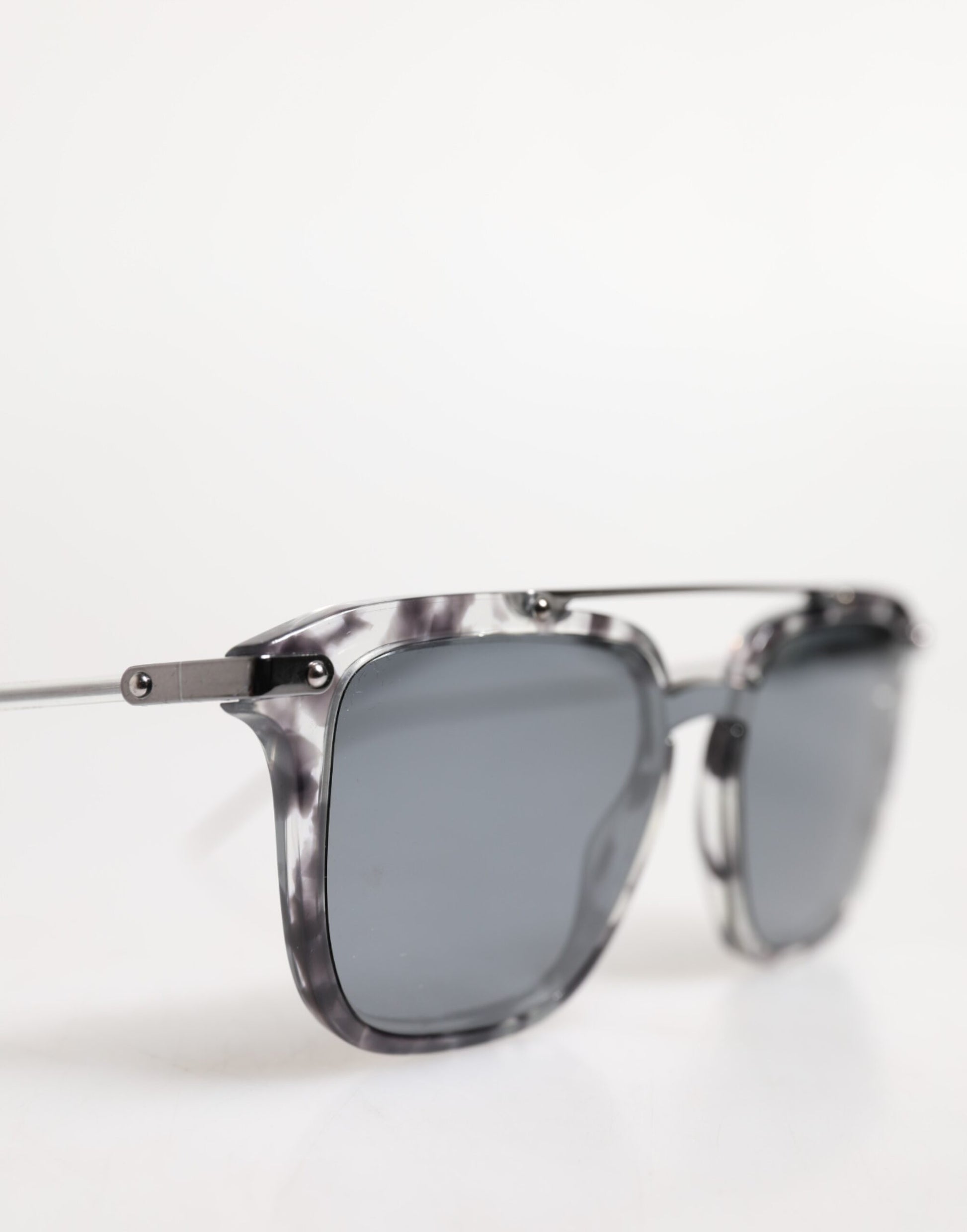 Dolce & Gabbana Gray Havana Acetate Square DG4327 Eyewear Sunglasses
