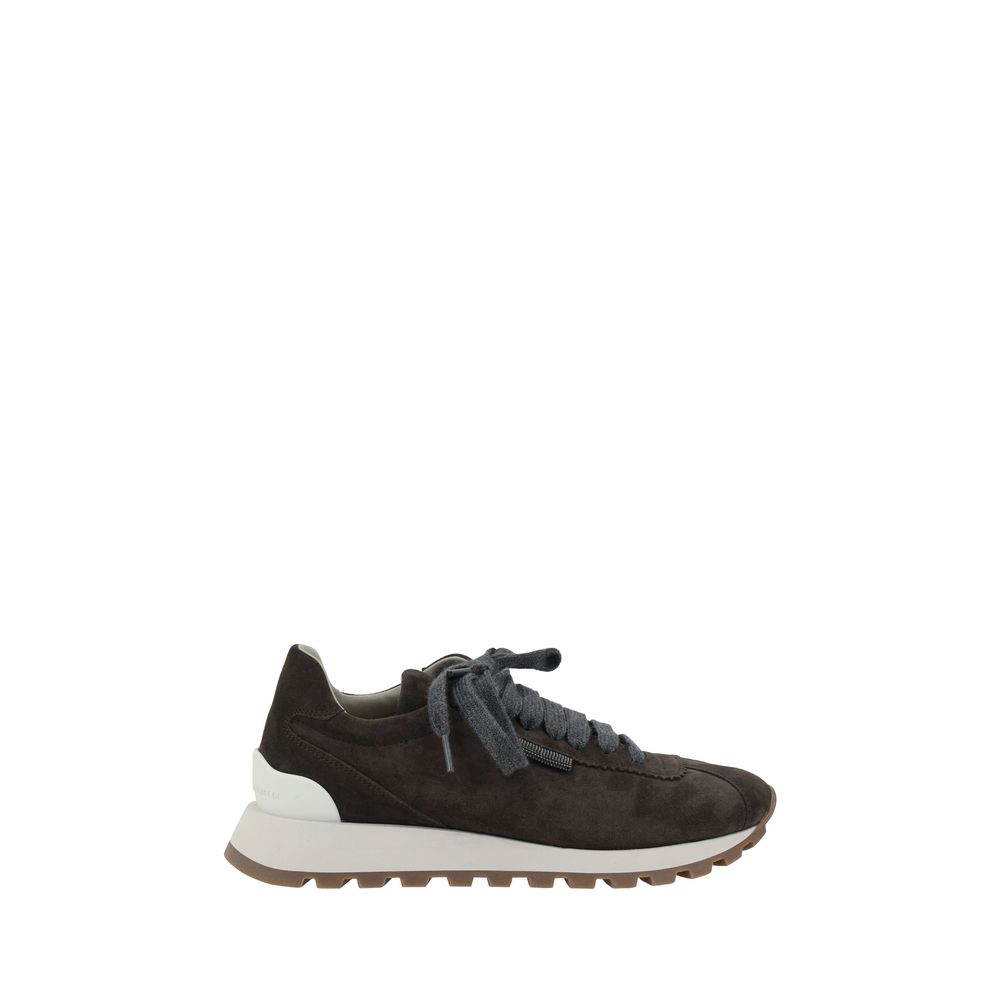Brunello Cucinelli Black Rubber Chunky Sneakers | Regal Royce