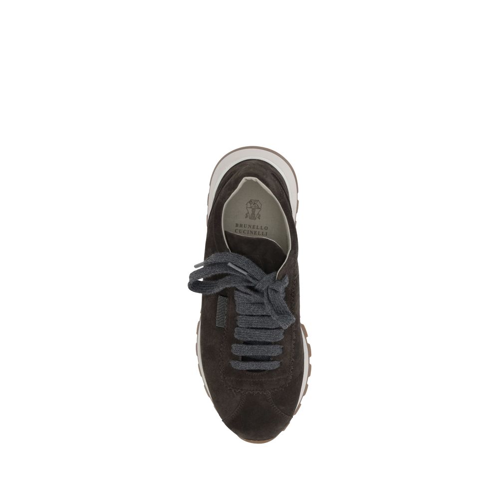Brunello Cucinelli Black Rubber Chunky Sneakers | Regal Royce