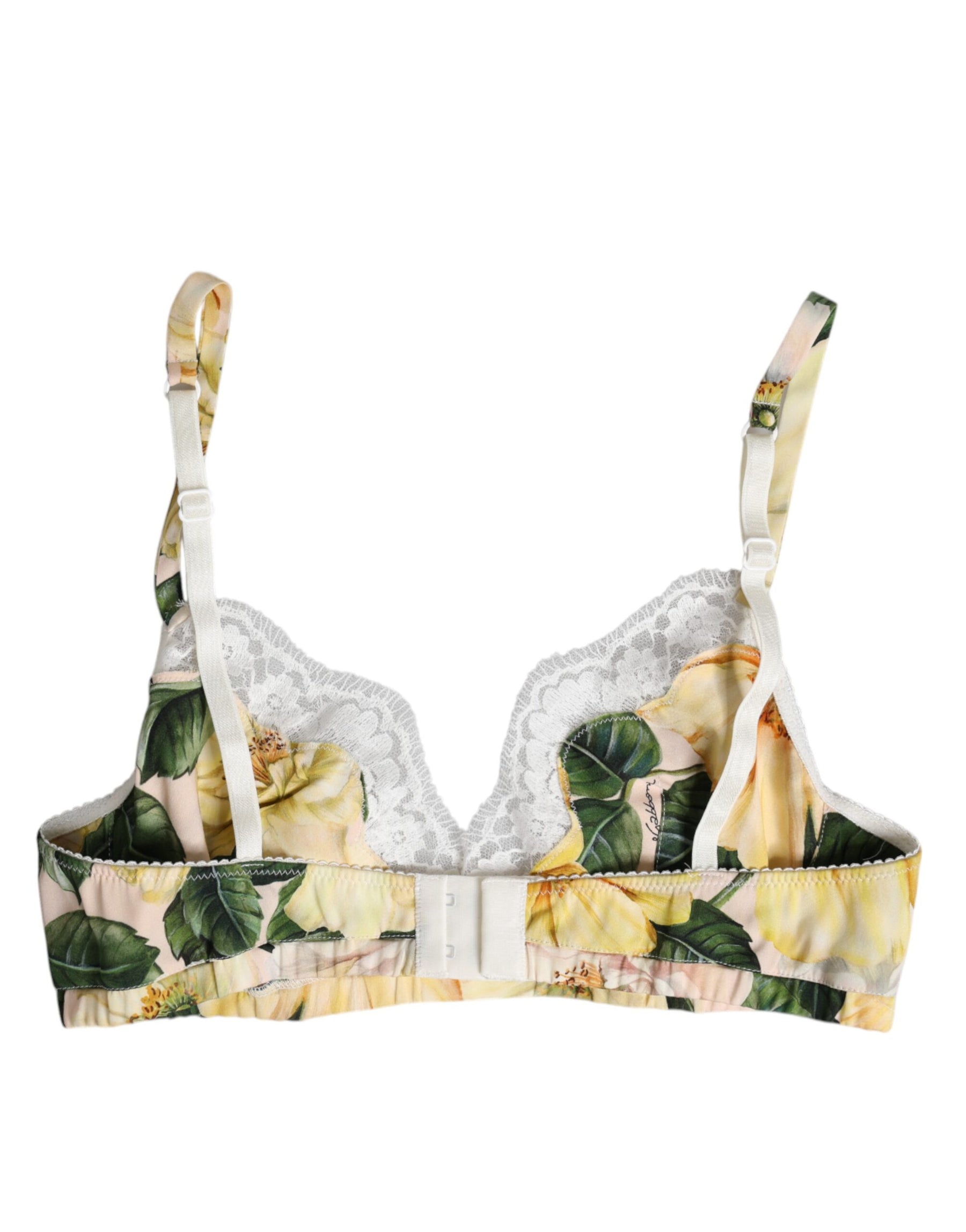 Dolce & Gabbana Multicolor Floral Print Non Wire Bra Underwear | Regal Royce