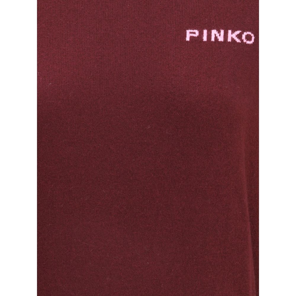 PINKO Bordeaux Wool Sweatshirt | Regal Royce