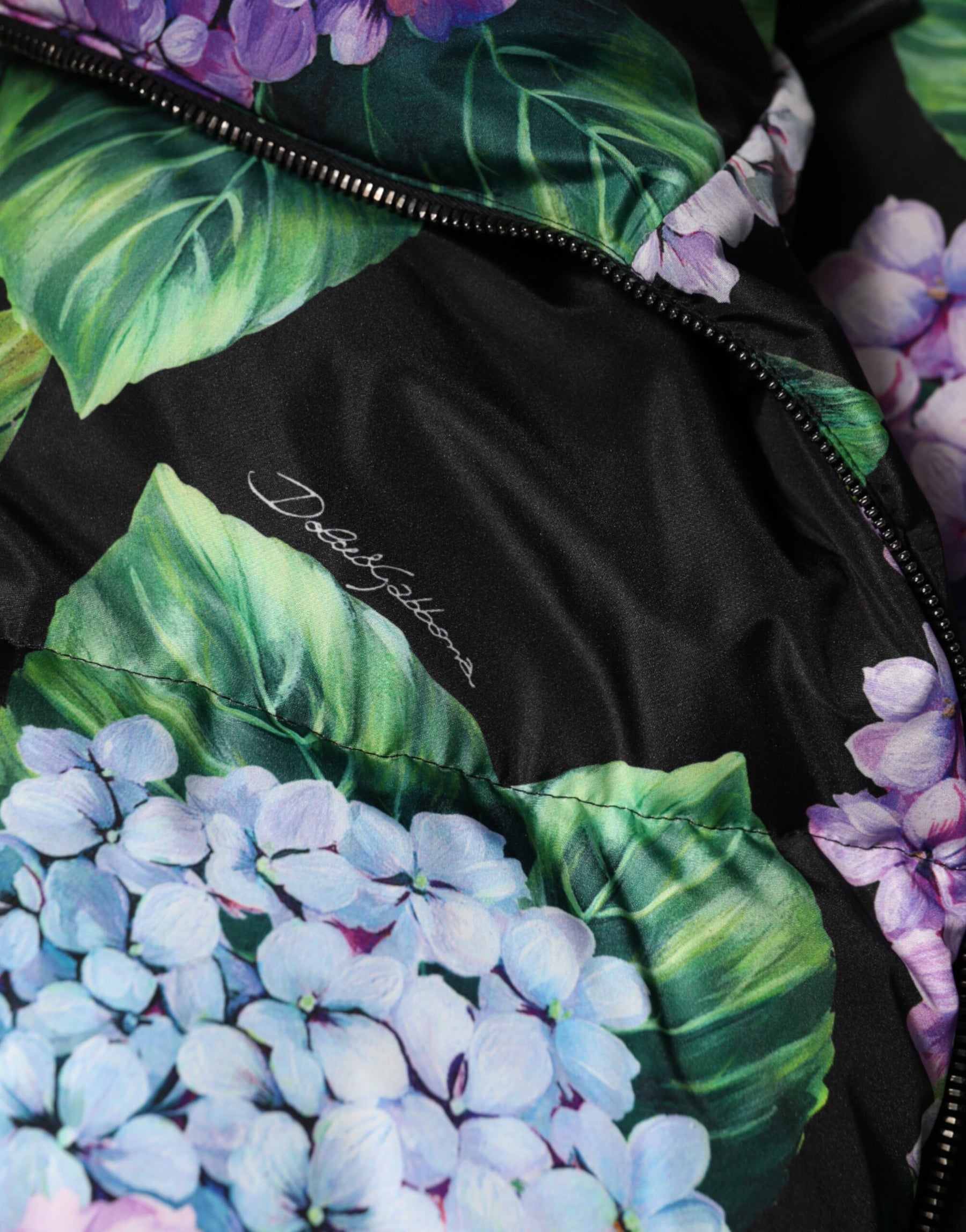 Dolce & Gabbana Multicolor Floral Print Puffer Quilted Jacket | Regal Royce