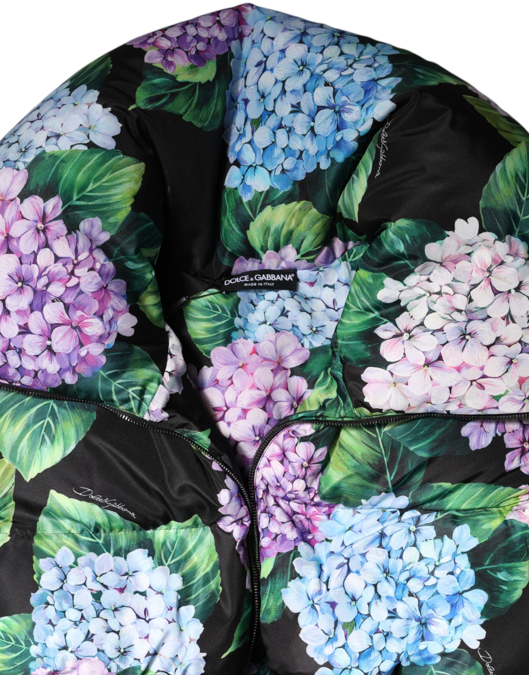 Dolce & Gabbana Multicolor Floral Print Puffer Quilted Jacket | Regal Royce