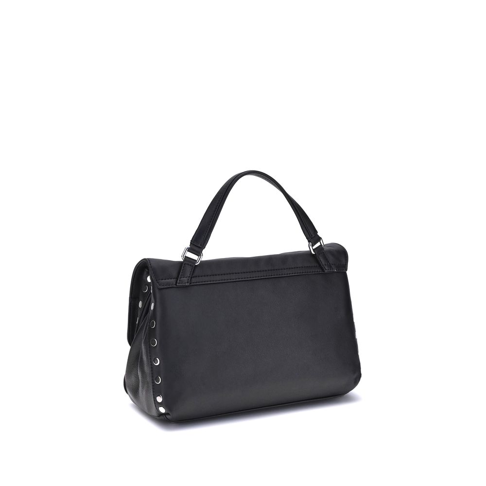 Zanellato Black Calf Leather Bos Taurus Handbag | Regal Royce